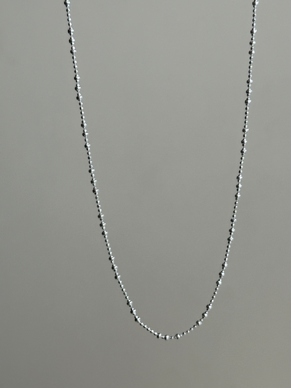 1.7mm mini ball desing chain necklace