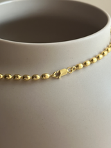 【ラスト1点】4.2mm Oval Ball chain Necklace/40.5cm