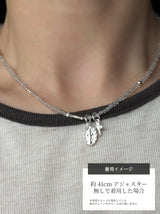 Silver925×天然石｜11月誕生石 ホワイトトパーズ ミニチャーム ネックレス 41cmまたは40cm+アジャスター5cm（Reeplushハンドメイド）