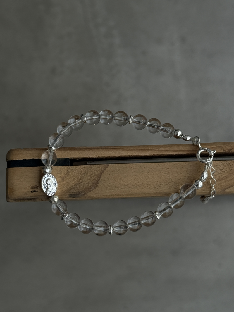 再入荷】Silver925×天然石｜ロッククリスタル・マリア様