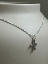Antique-style Cross Pendant top | 18mm