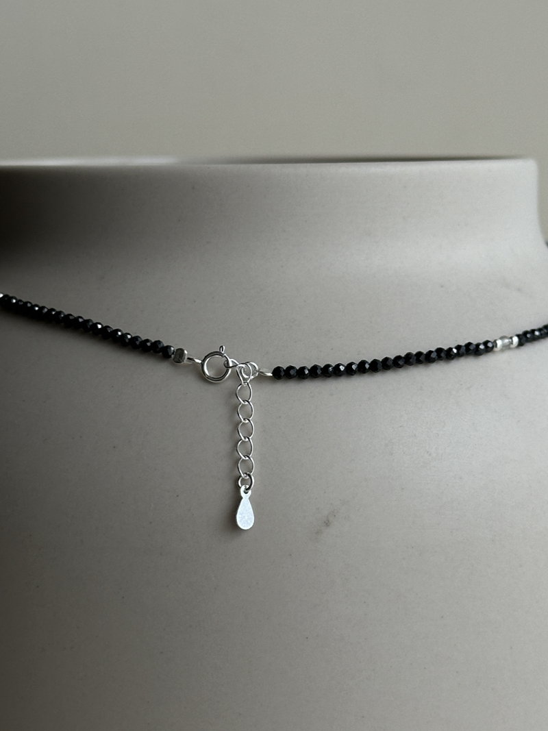 Labradorite × cubiczirconia Necklace(再入荷)