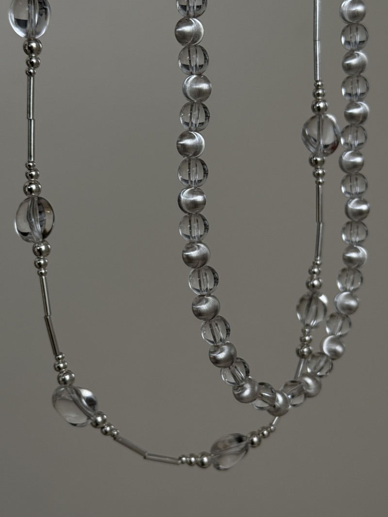 Water drop Crystal beads Necklace