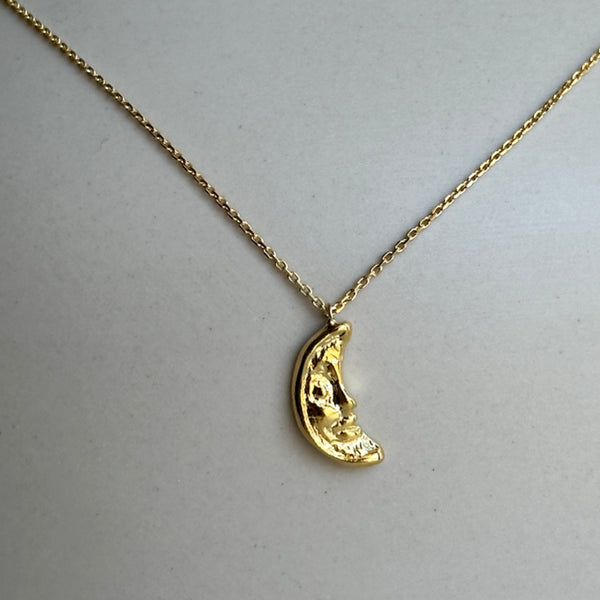 ハンドメイドアクセサリー moon様☆ Moon necklace K18GP – Reeplush