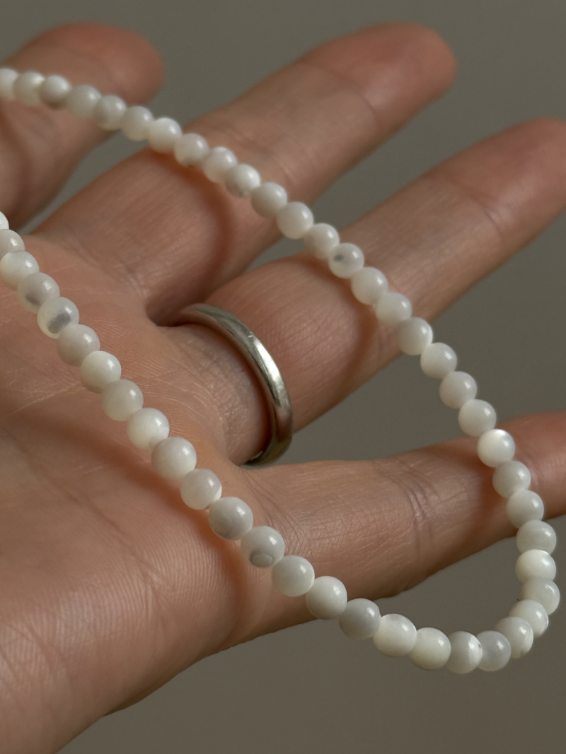 Mother of Perl Beads Necklace