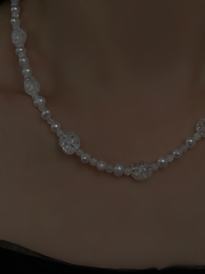 Crack Quartz Necklace