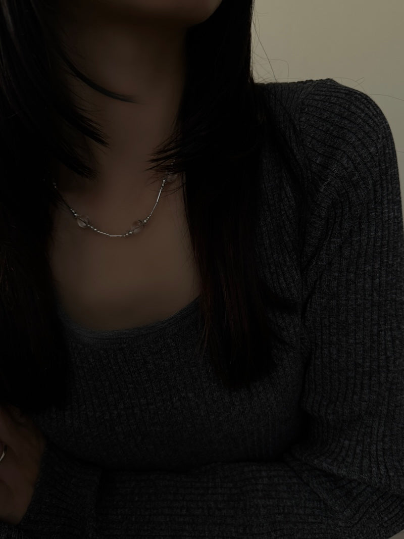 Water drop Crystal beads Necklace