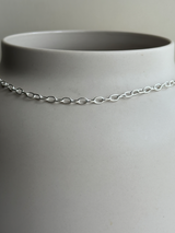 3.8mm cable chain necklace/40cm