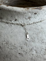 Silver925｜シルバーフィガロチェーンチョーカー ネックレス36cm+アジャスター5cm（Reeplushハンドメイド）