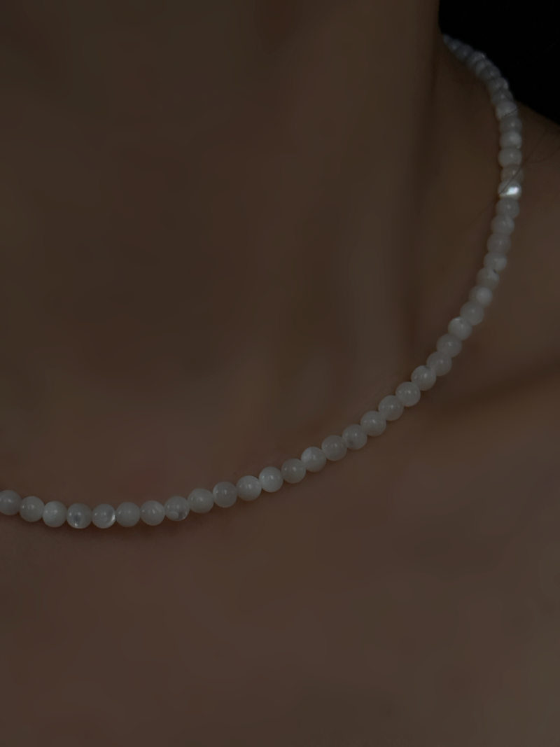 Mother of Perl Beads Necklace