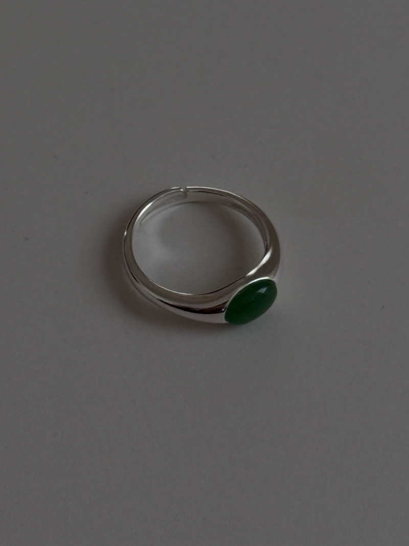 Green jade Ring/約12号〜15号