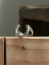 フリーサイズ ホースシューリング 10号〜16号程度調整可能| silver925 | 馬蹄