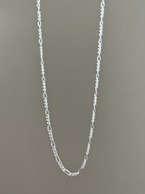 【セット割引対象外】1.8mm幅 ２面カットフィガロチェーンネックレス  | 40cm