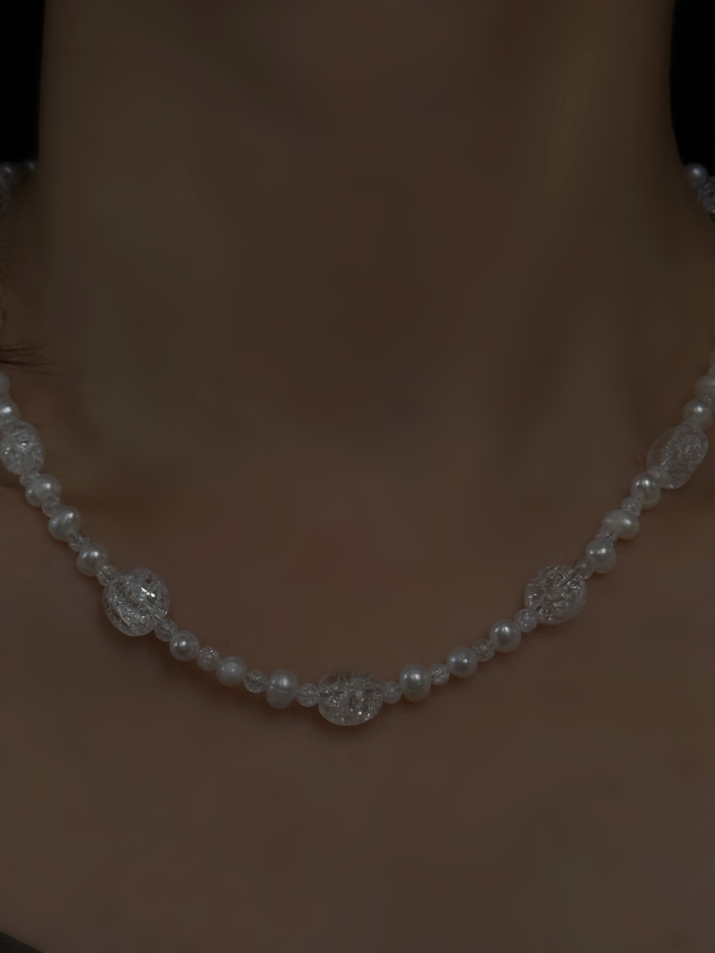 Crack Quartz Necklace