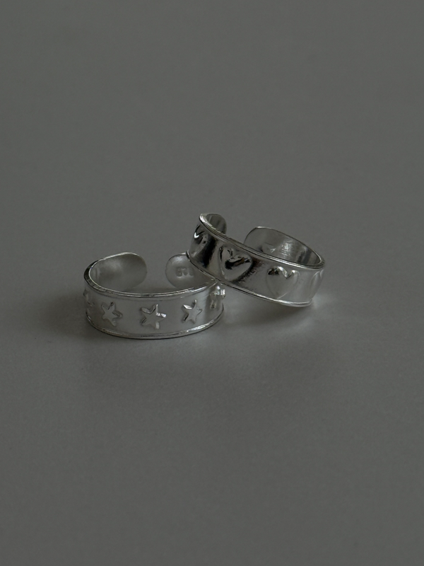 Pinkie Ring-Emboss-