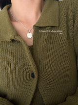 足型・手形 刻印専用プレート｜Heart Pendant top |日本製