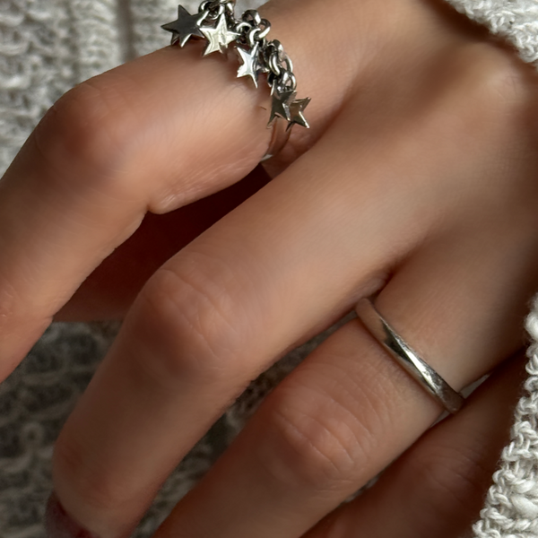 STAR shower Ring 12号| silver925 | 星 – Reeplush