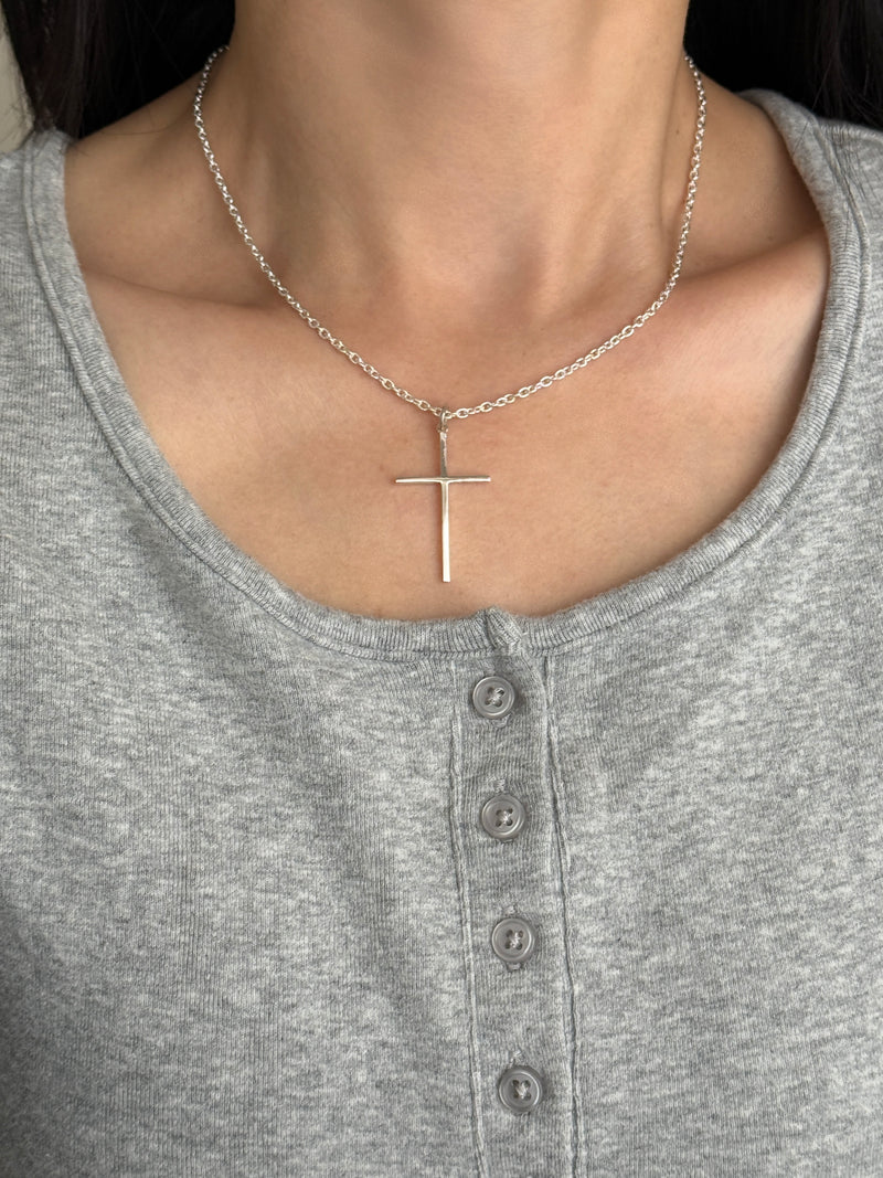 34×20mm 華奢クロス ペンダントトップ |シルバー925|セレクト – Reeplush