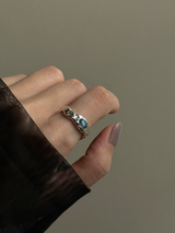 Labradorite combination bumpy Ring