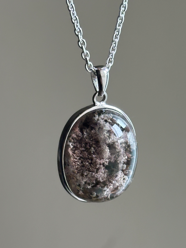 【MOMOMOON】高品質 Garden Quartz pendant top【0610-5】