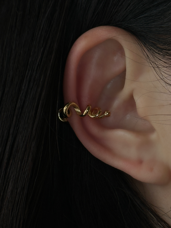 【ラスト1点】Spiral earcuff