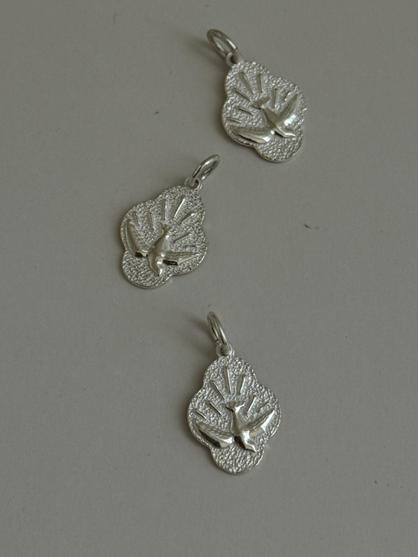 The Bluebird of Happiness Pendant top