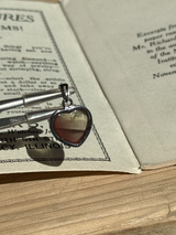 【MOMOMOON】チベット産宝石質アンデシン ハート型 ペンダントトップ  | 天然石・鉱石・パワーストーン