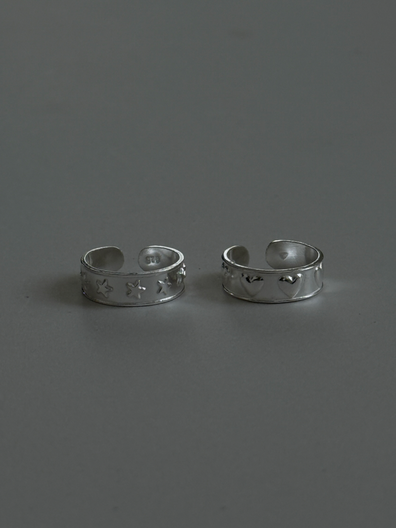 Pinkie Ring-Emboss-