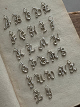 antique alphabet charm|シルバー925|セレクト