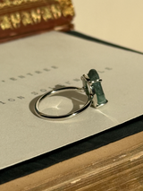 【MOMOMOON】エメラルド ラフカットリング：13号 | 天然石・鉱石・パワーストーン