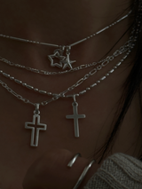 silhouette Cross Pendant top | 20mm