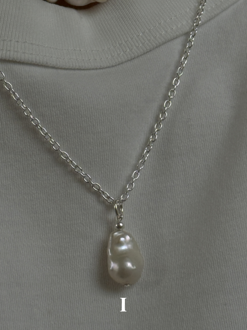Silver925×天然石｜バロックパール ペンダントトップ（Reeplushハンドメイド）　単体