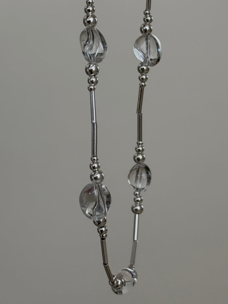 Water drop Crystal beads Necklace