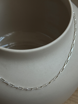 【セット割引対象外】2.3mm幅 フラットアズキチェーンネックレス  | 40cm