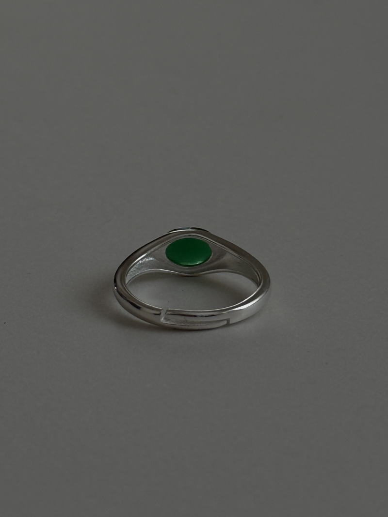 Green jade Ring/約12号〜15号
