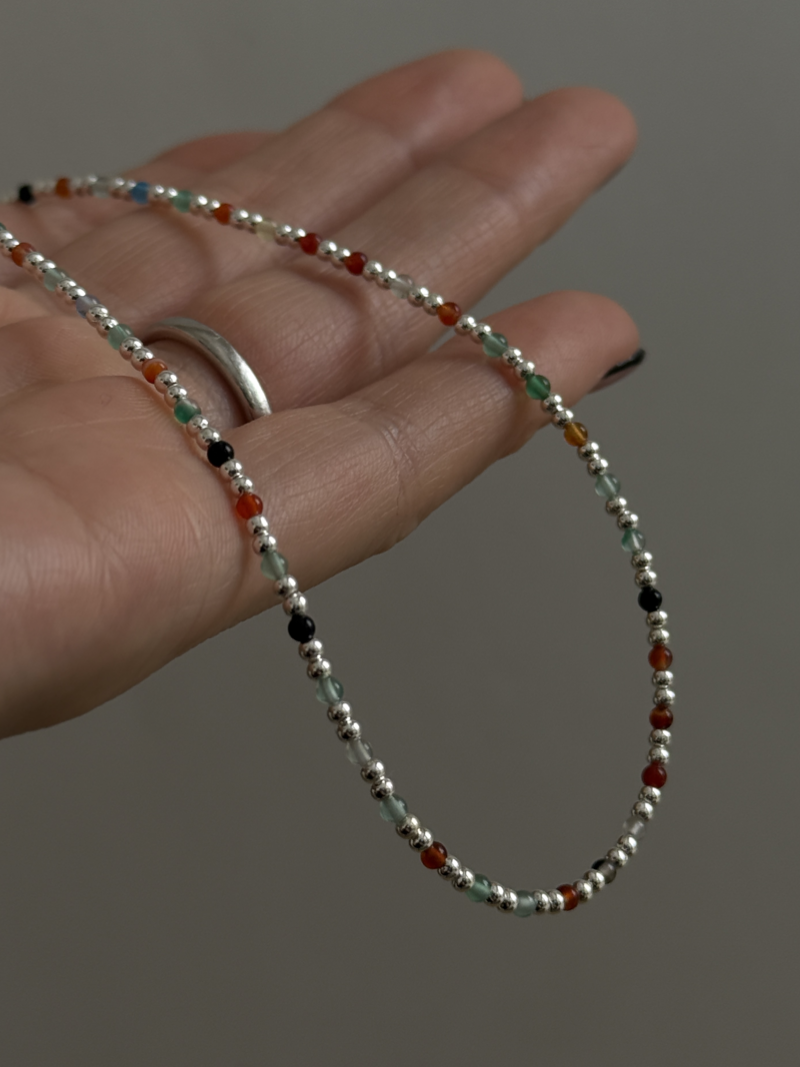 Mulch beads Necklace(再入荷)