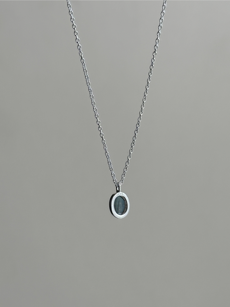 Labradorite mini stone Necklace 40cm+3cm