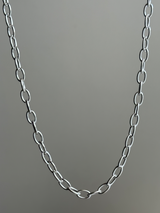 3.8mm cable chain necklace/40cm