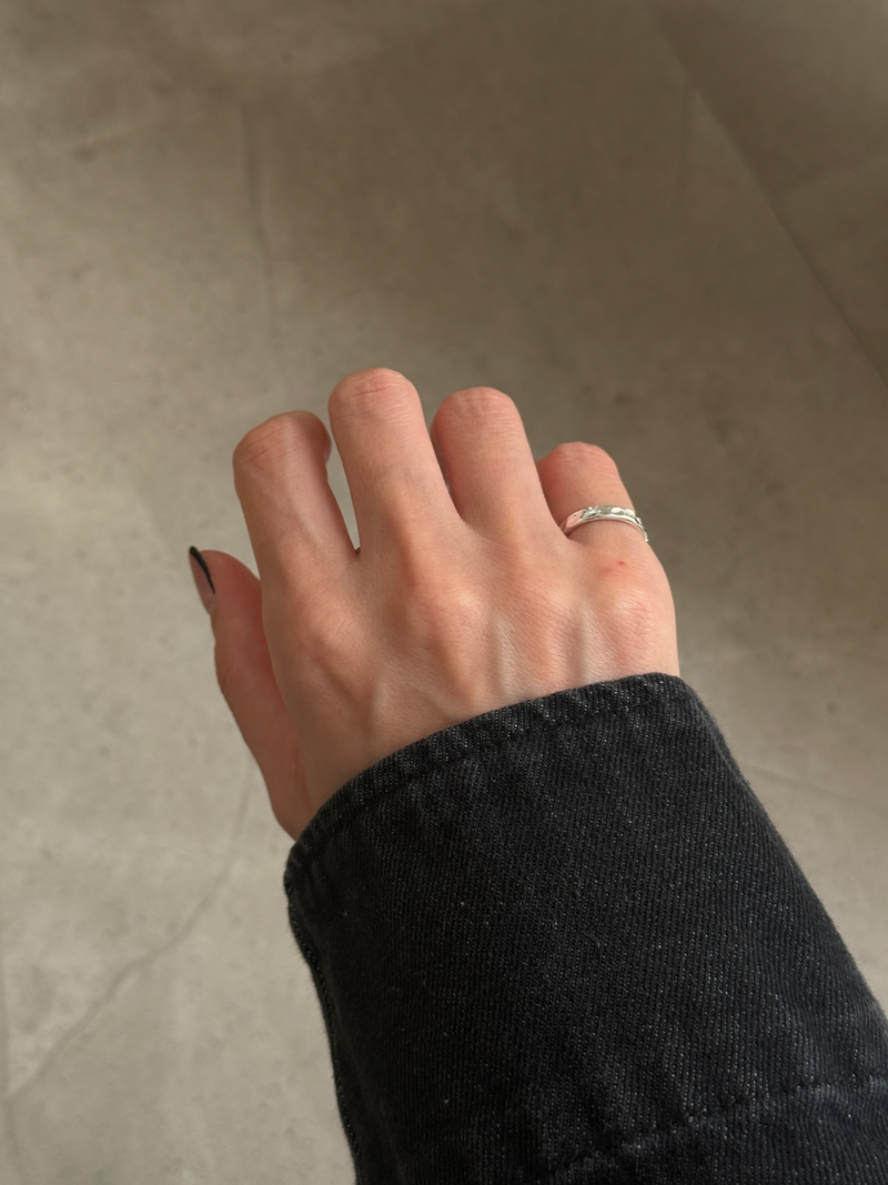 Pinkie Ring-Typ:D/5号
