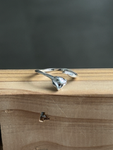 フリーサイズ 一輪のバラリング 10号〜16号程度調整可能| silver925 | Rose