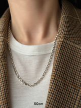 3.5mm幅 重厚 Archiv Chain n Necklace40cm,50cm |シルバー925【セット割引対象外】