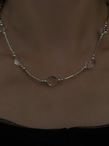 Water drop Crystal beads Necklace