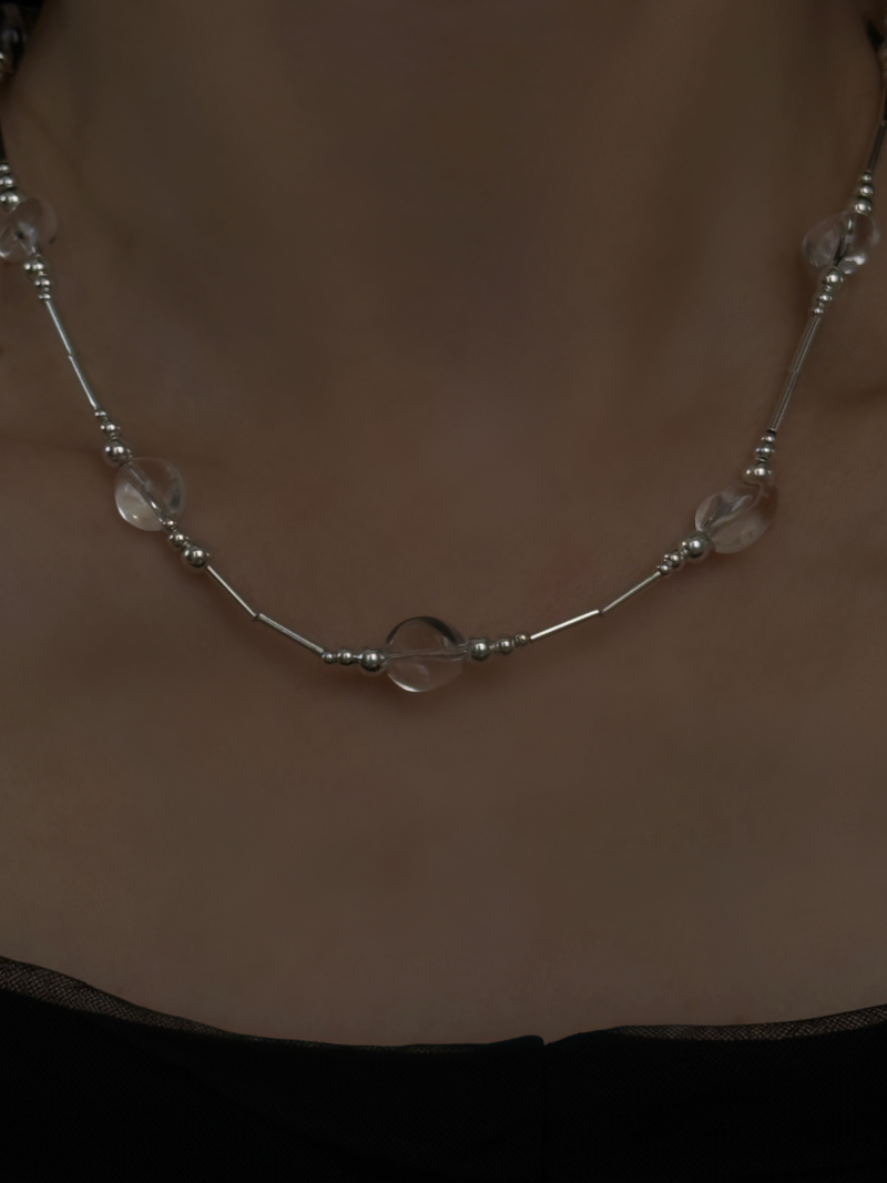 Water drop Crystal beads Necklace