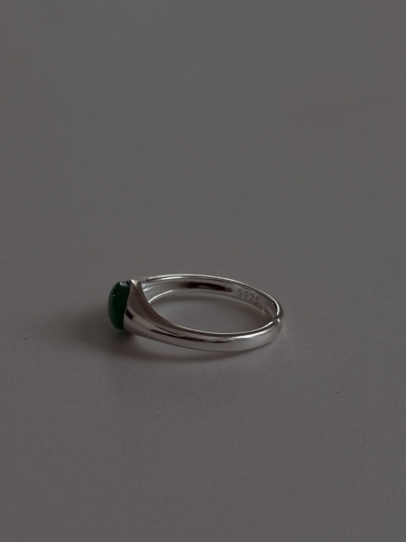 Green jade Ring/約12号〜15号