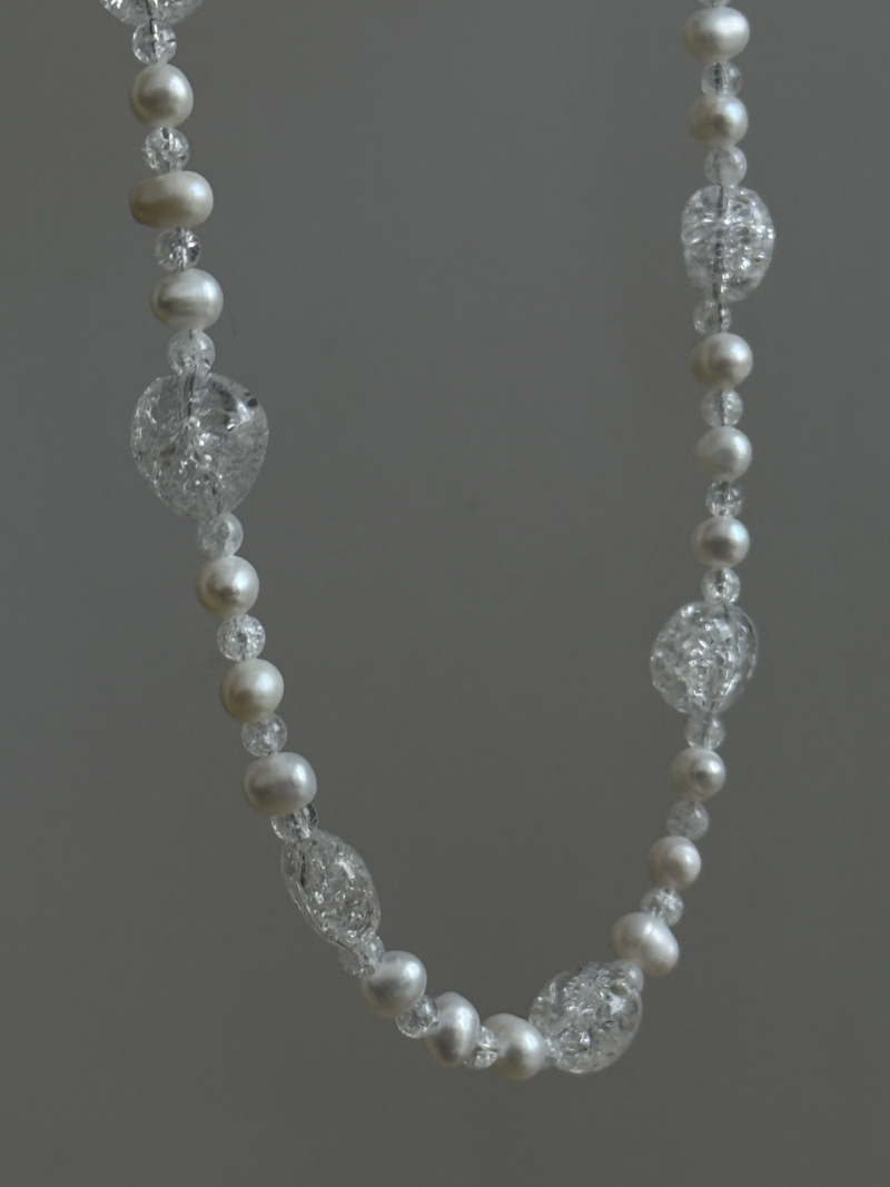 Crack Quartz Necklace
