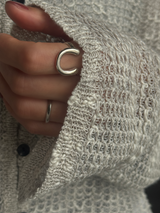 フリーサイズ ホースシューリング 10号〜16号程度調整可能| silver925 | 馬蹄