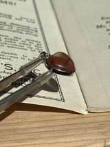 【MOMOMOON】チベット産宝石質アンデシン ハート型 ペンダントトップ  | 天然石・鉱石・パワーストーン