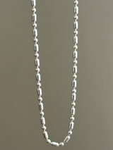 【セット割引対象外】2.1mm幅 MIXチェーンネックレス  | 40cm