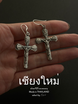 【Chiengmai silver】Cross pierce【made in THAILAND 】