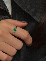 Green jade Ring/約12号〜15号